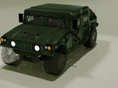 Humvee Free 3D model