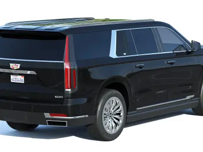 Cadillac Escalade ESV luxury 2025 3D model