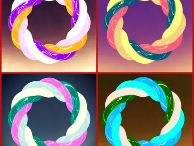 Spiral Torus Free 3D model purchase