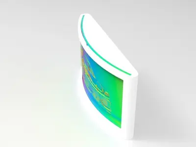 Koenigsegg-Gemera-Lithophane-Lightbox futuristic sports car 3D print model