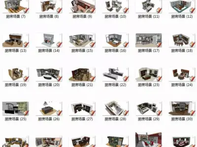 Kitchen decoration 3D model