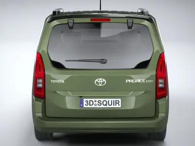 Toyota Proace City Verso Long 2025 3D model