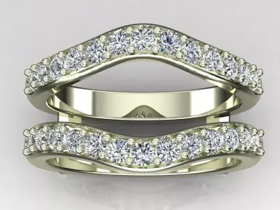Band Ring 3D print model 88