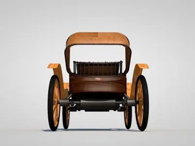 Antique Car 3D model