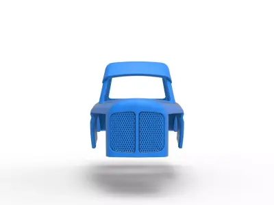 Shell of New Zealand Vintage Stock car Scale 1 to 25 3D print model