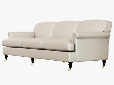 George Smith Short Scroll Arm Signature Sofa 3D model