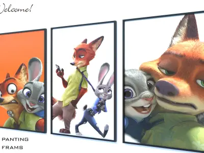 Disney frame  3D model