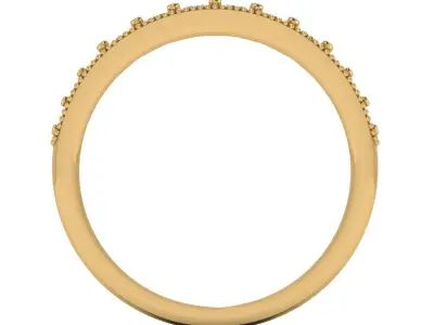  Stylish Diamond Ring ready STL model for print Free 3D print model