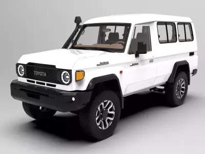 Toyota Land Cruiser J78 2024 3D model