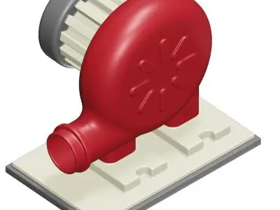 Toddler Air Blower Toy 3D model