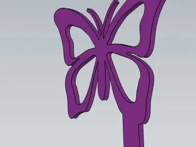 Wonderful Artificial Butterfly Home and Garden And Lawn Decor 3D model buy