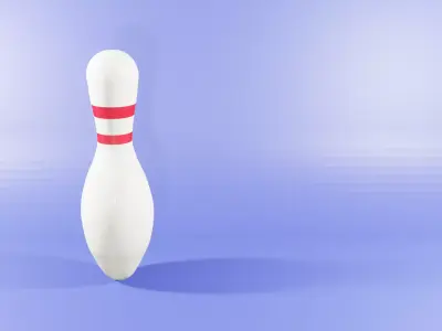 bowling ball pin 3D model