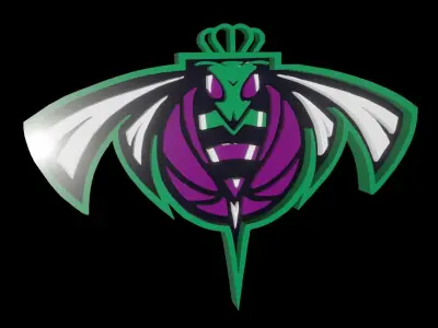Hornets logo only 3D model