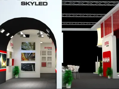 Exhibition - Area - 13X9-3DMAX2012-04 3D model