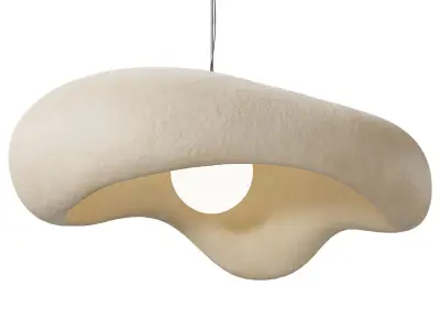 Japanese style Wabi-Sabi Pendant Light 3D model