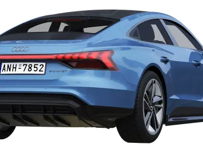 Audi RS e-tron gt 3D model by zifir3d