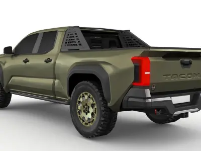 Toyota Tacoma Trailhunter 2024 Low-poly 3D model