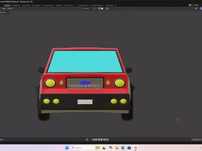 Low Poly Car Low-poly 3D model 27