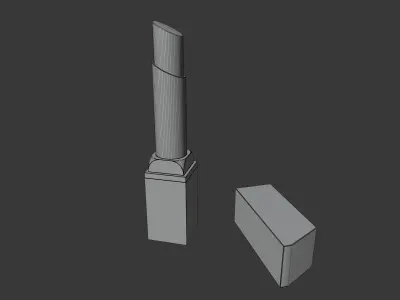 Luxe Lipstick 3D Model     Bold Design      Flawless Detail 3D model