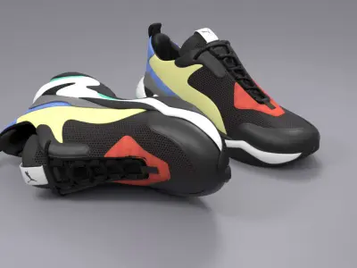 Puma Thunder Spectra - 2018 Brand New Model Low-poly 3D model