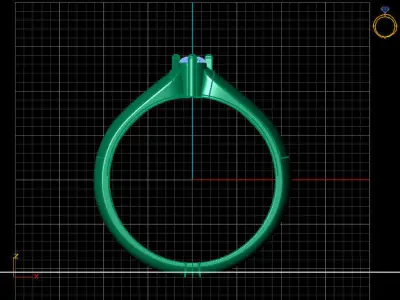 Women Ring 3DM Womens Ring 3d models 3D print model 3D print model 27