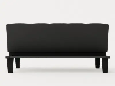 Franklin Sofa Bed Low-poly 3D model