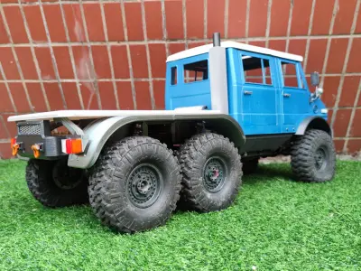 Bog 406 TRX6 Flatbed for Crew Cab - 1-10 RC body attachment 3D print model
