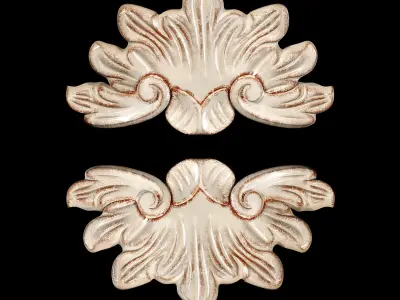 Classic carved 041 3D model