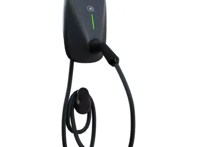 Saro Charging Home Wallbox Low-poly 3D model