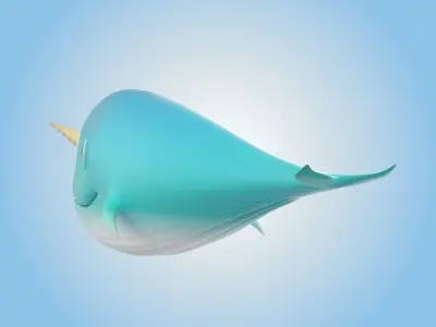 Narwhal 3D model