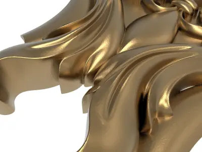  decorative pattern ready for 3D printing 3D model 14