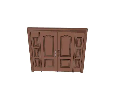 DOUBLE DOORS 02 Free 3D model purchase