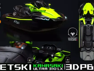 jetski kawasaki ultra 310 lx 3D model