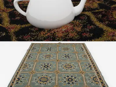 Rugs No 47 Low-poly 3D model