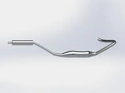 Two-Stroke Muffler 3D model