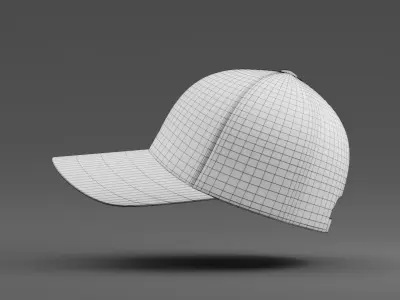 Cap - 03 Low-poly 3D model