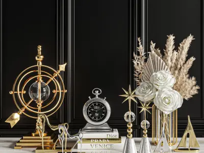 Decorative Set 40 3D model purchase