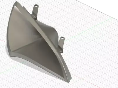 Genesis Coupe bk1 Cold Air intake 3D print model