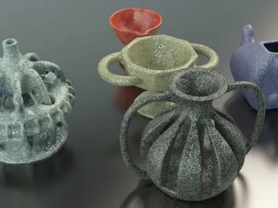 Granitic Pottery 3D model