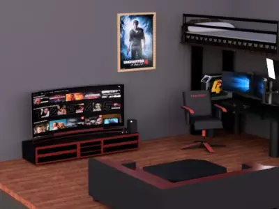Custom room 3D model