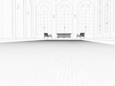 Swimming Pool Apartment 3D model