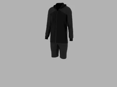 Sport Suit Low-poly 3D model 33