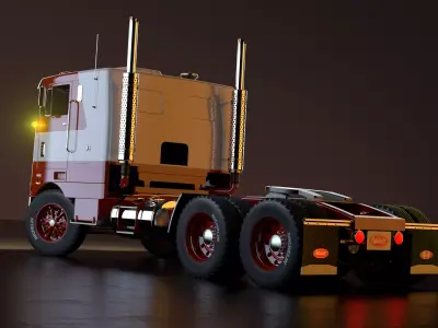 Peterbilt 352 Truck 3D model