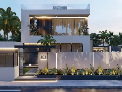 Sketchup Modern Villa Design  3D model