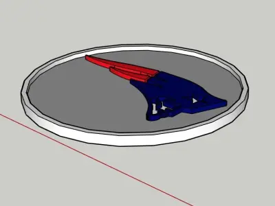 Patriots Logo 3D print model