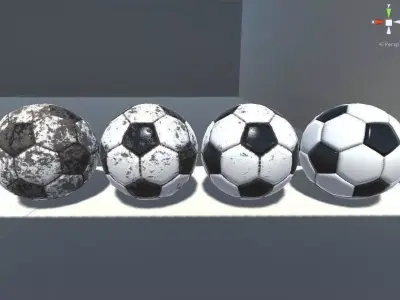Balls I  All Sports Free low-poly 3D model
