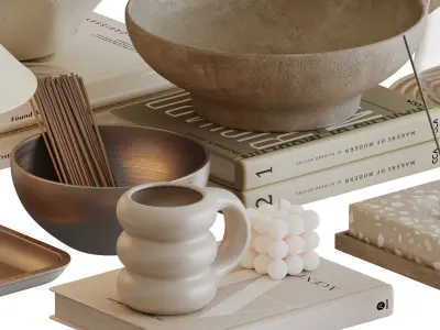 Decorative Set-05 3D model purchase