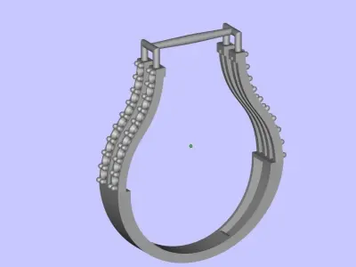Women s Solitaire Ring 3D print model