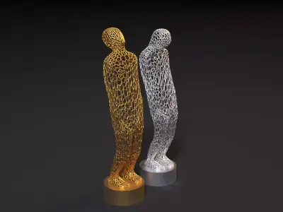 Figures in the form of men 3D print model