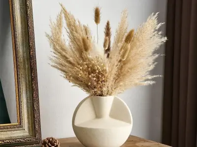 Modern conic Flower Vase 3D print model